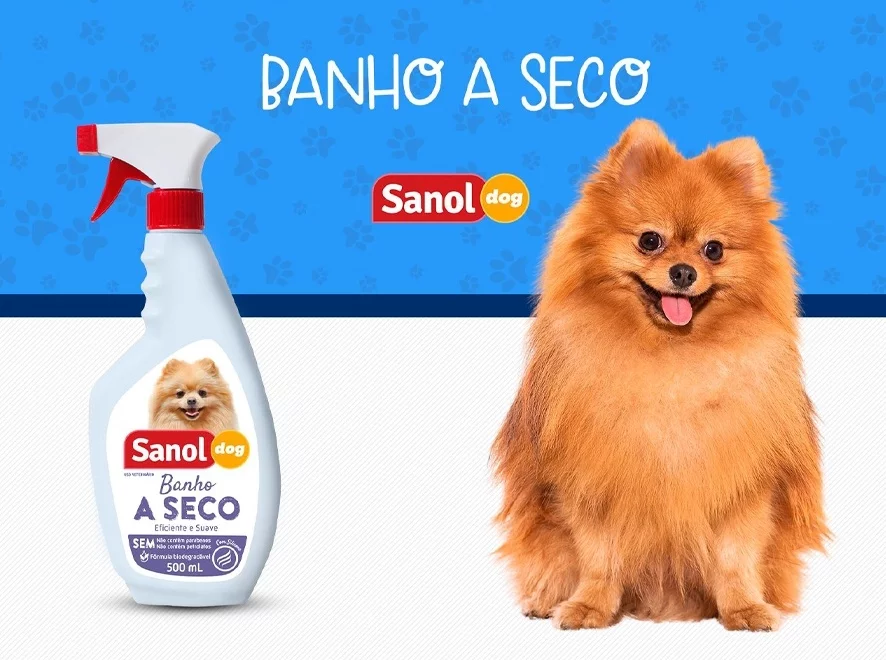 Banho a Seco Sanol Dog